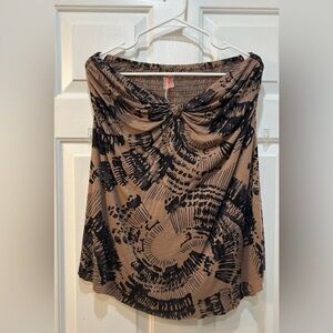 Stylish Brown and Black Women's Top